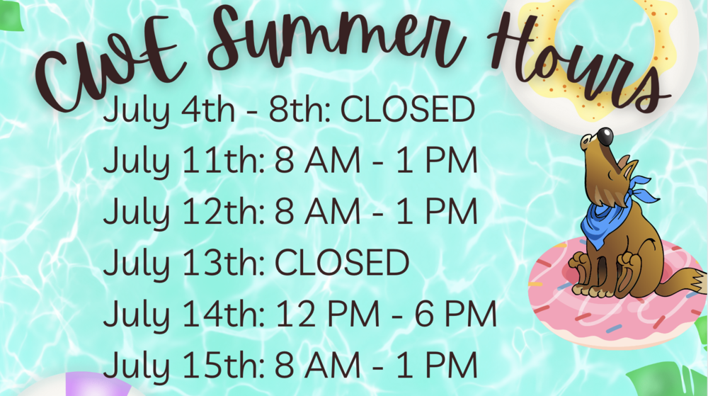 CWE Summer Hours