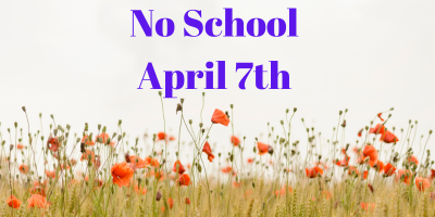 No School April 7th