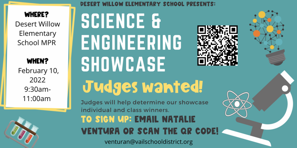 Science and Engineering Showcase- Judges Wanted