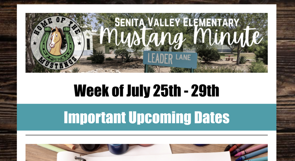 Mustang Minute - July 22nd