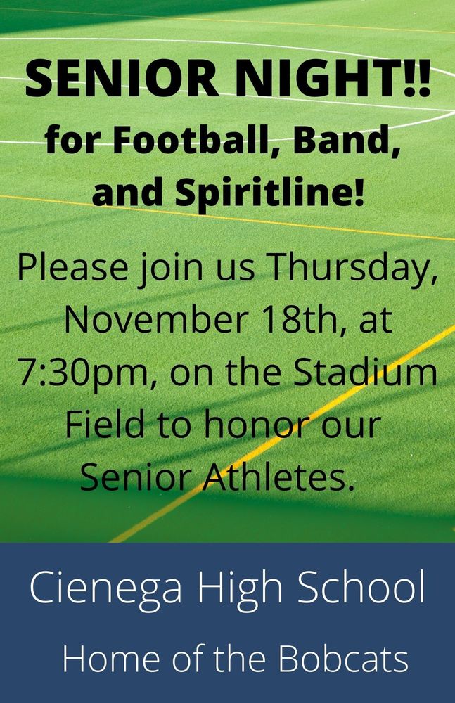 Senior Night!
