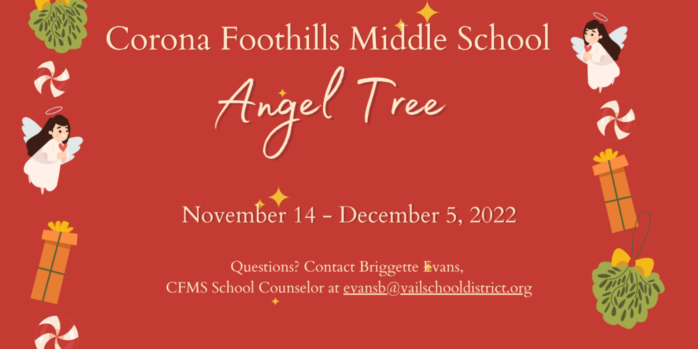 Angel Tree Nov 14 - Dec 5