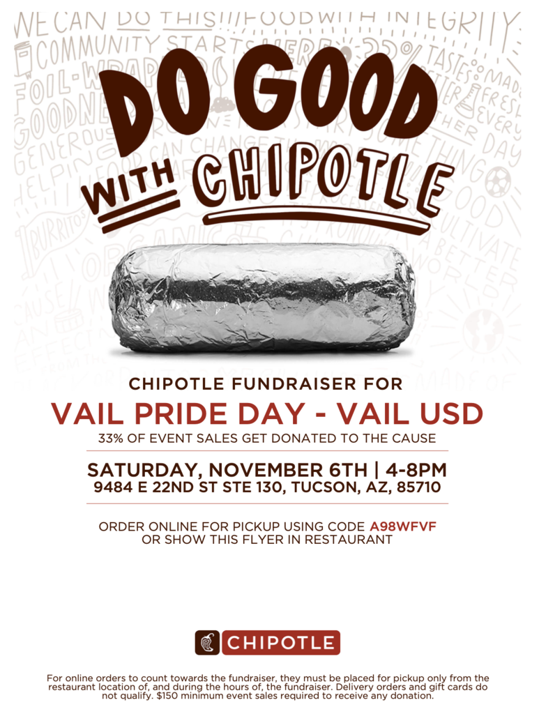 Chipotle Fundraiser for Vail Pride Day!