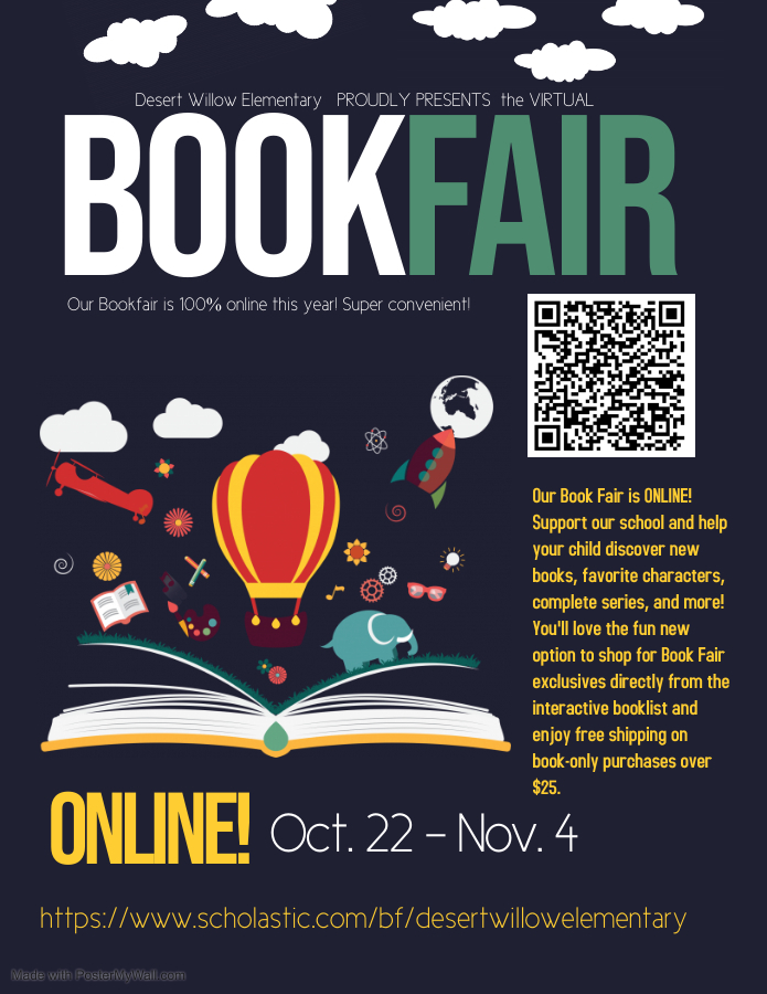 Online Bookfair Oct 22- Nov 4 