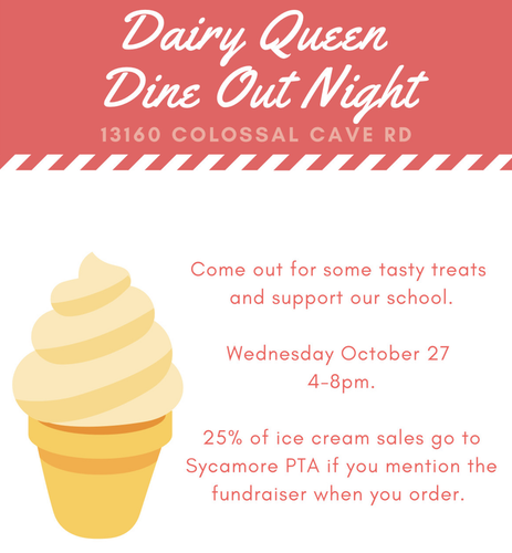 DQ Dine Out Night Flier