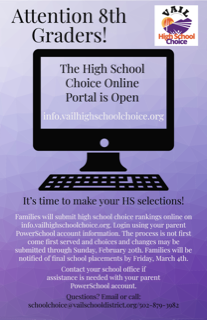 High School Choice Portal is Open