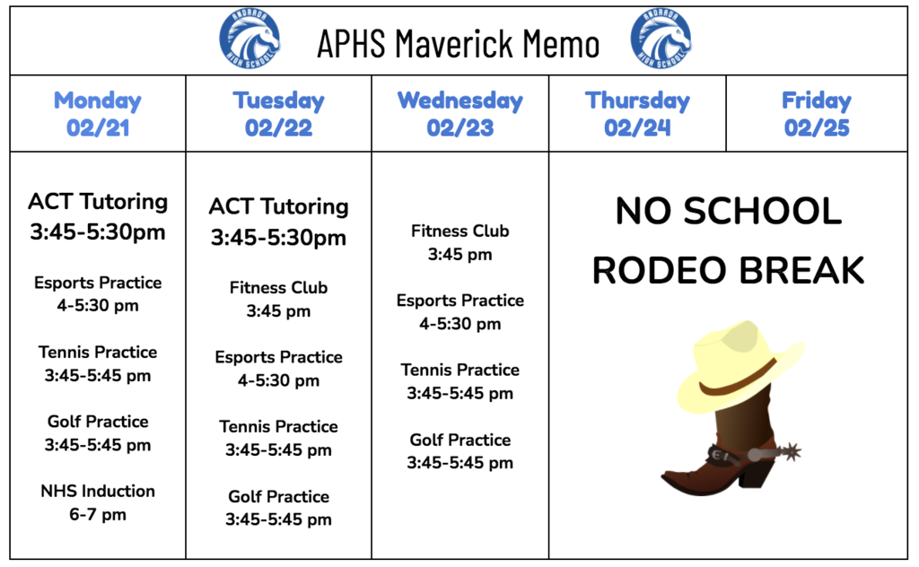 Week of 2/21