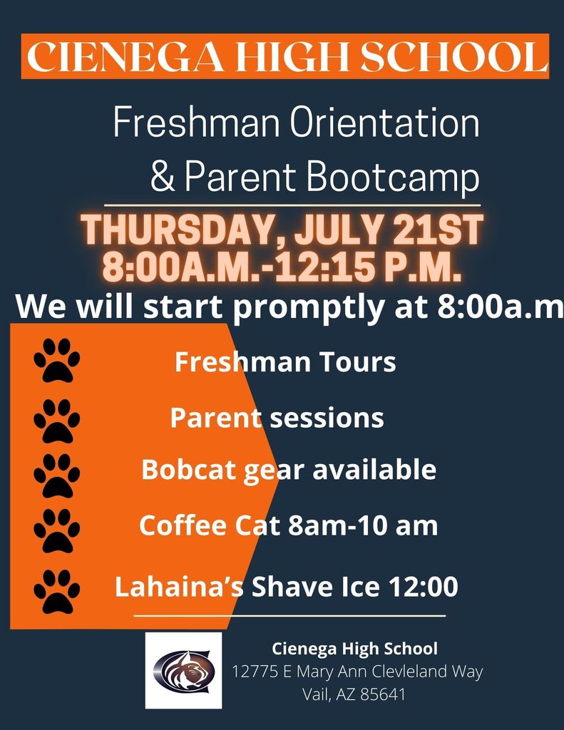 Freshman Orientation & Parent Bootcamp