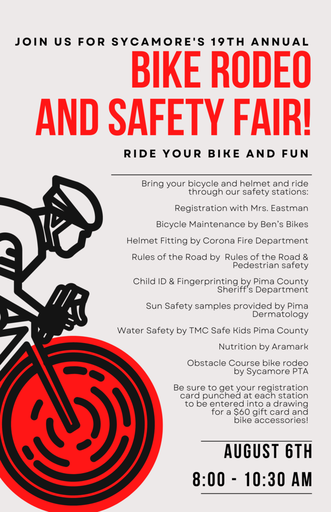 Bike Rodeo and Safety Fair Flier