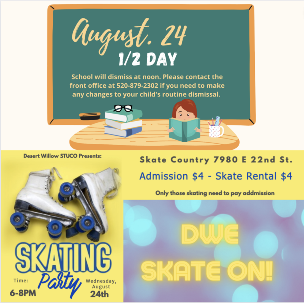 1/2 Day and Skate Night 